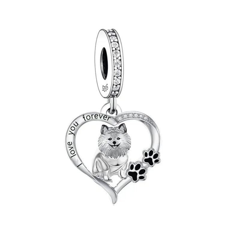 Sweet Little Samoyed Dangle Charm Dog Lover Gift Q3760 750x