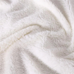Pastel Flowers and Happy Husky Fleece Blanket-Blanket-Blankets, Home Decor, Siberian Husky-10