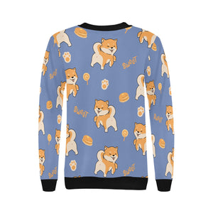 Sweet Sweet Shiba Love Women's Sweatshirt-Apparel-Apparel, Shiba Inu, Sweatshirt-9