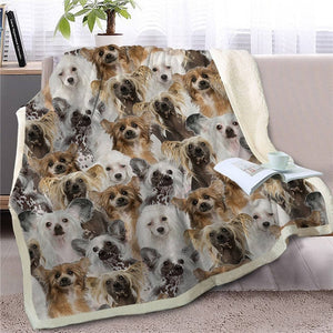 Sweetest Doggo Dreams Warm Blankets - Series 2-Home Decor-Blankets, Dogs, Home Decor-Chinese Crested-Large-6