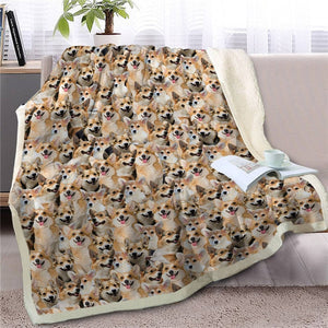 Sweetest Doggo Dreams Warm Blankets - Series 2-Home Decor-Blankets, Dogs, Home Decor-Corgi-Large-7
