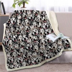 Sweetest Doggo Dreams Warm Blankets - Series 2-Home Decor-Blankets, Dogs, Home Decor-Dalmatian-Large-8