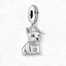 Load image into Gallery viewer, Sweetest Ever Rat Terrier Necklace Charm Silver Pendant-1