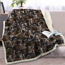 Load image into Gallery viewer, Sweetest Shetland Sheepdog Dreams Warm Blanket - Series 3-Home Decor-Blankets, Dogs, Home Decor, Rough Collie, Shetland Sheepdog-German Shorthaired Pointer-Large-15