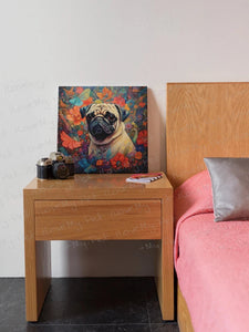 Symphony of Whimsy Pug Framed Wall Art Poster-Art-Dog Art, Home Decor, Pug-3