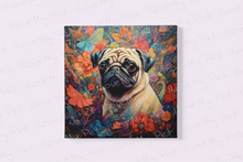 Load image into Gallery viewer, Symphony of Whimsy Pug Framed Wall Art Poster-Art-Dog Art, Home Decor, Pug-4