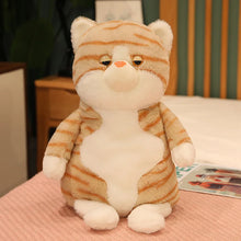 Load image into Gallery viewer, Tabby Orange and White Cat Plush Toy - Not Impressed Grumpy Fat Cat-Stuffed Animals-Cat Memorial Gifts,Cats,Orange and White Cat,Stuffed Animal,Tabby Cat-10