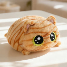 Load image into Gallery viewer, Tabby Orange Cat Plush Toy - Big Eyed Squishy Cat-Stuffed Animals-Cats,Orange Cat,Stuffed Animal,Tabby Cat-4
