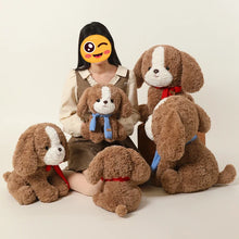 Load image into Gallery viewer, Liver / Red and White Cocker Spaniel Plush Toy - Scarf &amp; Snuggle-Stuffed Animals-Cocker Spaniel,Dog Memorial Gifts,Stuffed Animal-5