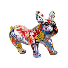 Load image into Gallery viewer, Territorial Marking Grafitti Pop Art French Bulldog Resin Statues-RA-30X14X22.5CM-CHINA-6