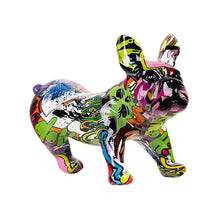 Load image into Gallery viewer, Territorial Marking Grafitti Pop Art French Bulldog Resin Statues-RB-30X14X22.5CM-CHINA-7