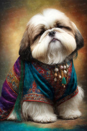 Tibetan Aristocracy Shih Tzu Wall Art Poster 180x