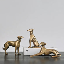 Load image into Gallery viewer, Timeless Brass Greyhound / Whippet Memorial Statues-Home Decor-Dog Dad Gifts, Dog Mom Gifts, Greyhound, Home Decor, Statue, Whippet-5
