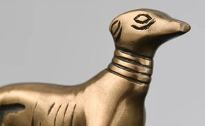 Timeless Brass Greyhound / Whippet Memorial Statues-Home Decor-Dog Dad Gifts, Dog Mom Gifts, Greyhound, Home Decor, Statue, Whippet-7