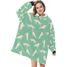 Load image into Gallery viewer, Timeless Elegance Borzoi Blanket Hoodie-22