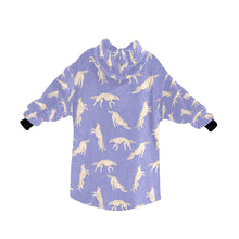 Load image into Gallery viewer, Timeless Elegance Borzoi Blanket Hoodie-26