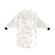 Load image into Gallery viewer, Timeless Elegance Borzoi Blanket Hoodie-2