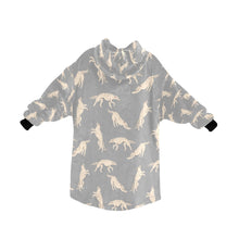 Load image into Gallery viewer, Timeless Elegance Borzoi Blanket Hoodie-30