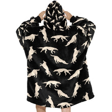 Load image into Gallery viewer, Timeless Elegance Borzoi Blanket Hoodie-36