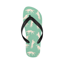 Load image into Gallery viewer, Timeless Elegance Borzoi Unisex Slippers-18