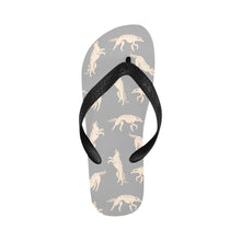 Load image into Gallery viewer, Timeless Elegance Borzoi Unisex Slippers-DarkGray-S-24