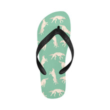 Load image into Gallery viewer, Timeless Elegance Borzoi Unisex Slippers-MediumAquaMarine-S-15