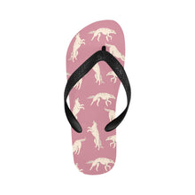 Load image into Gallery viewer, Timeless Elegance Borzoi Unisex Slippers-PaleVioletRed-S-11