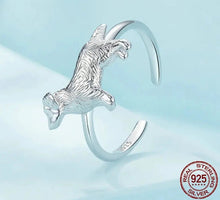 Load image into Gallery viewer, Timeless Golden Retriever Love Silver Ring-Dog Themed Jewellery-Accessories, Dog Mom Gifts, Jewellery, Ring-925 Sterling Silver-3