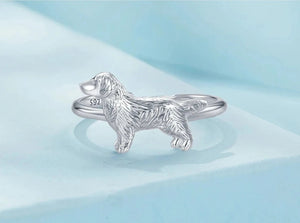 Timeless Great Pyrenees Love Silver Ring-Dog Themed Jewellery-Accessories, Dog Mom Gifts, Great Pyrenees, Jewellery, Ring-925 Sterling Silver-7