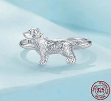 Load image into Gallery viewer, Timeless Great Pyrenees Love Silver Ring-Dog Themed Jewellery-Accessories, Dog Mom Gifts, Great Pyrenees, Jewellery, Ring-925 Sterling Silver-1