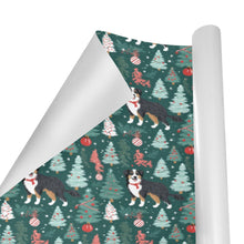 Load image into Gallery viewer, Tinsel and Christmas Trees Australian Shepherd Gift Wrapping Paper - 2 Rolls-Christmas Ornament-Australian Shepherd,Christmas,Wrapping Paper-3