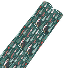 Load image into Gallery viewer, Tinsel and Christmas Trees Australian Shepherd Gift Wrapping Paper - 2 Rolls-Christmas Ornament-Australian Shepherd,Christmas,Wrapping Paper-Australian Shepherd-5