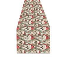 Load image into Gallery viewer, Tinsel and Tails Lhasa Apso Christmas Table Runner-Home Decor-Christmas, Home Decor, Lhasa Apso-ONE SIZE-3