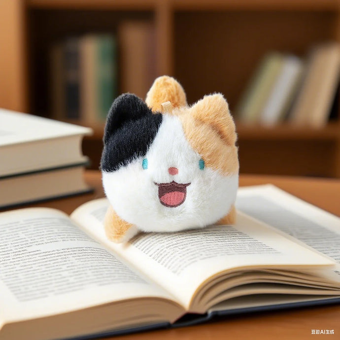 Tiny Happy Calico Cat Soft Plush Toy-2