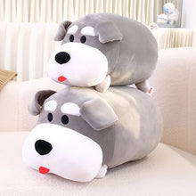 Load image into Gallery viewer, Tongue Out Schnauzer Stuffed Animal Plush Pillows-13