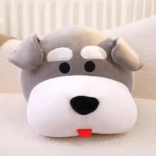 Load image into Gallery viewer, Tongue Out Schnauzer Stuffed Animal Plush Pillows-6