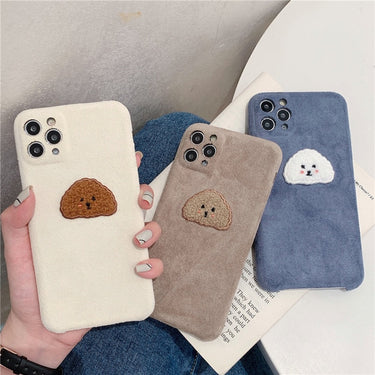 Toy Poodle Love Soft Plush iPhone Cases