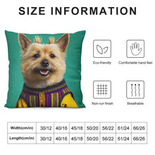 Load image into Gallery viewer, Traditional Threads Norwich Terrier Plush Pillow Case-Cushion Cover-Dog Dad Gifts, Dog Mom Gifts, Home Decor, Norwich Terrier, Pillows-6