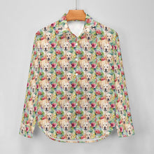 Load image into Gallery viewer, Tropical Oasis Yellow Labradors Women&#39;s Shirt - 2 Designs-Apparel-Apparel, Labrador, Shirt-9