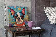 Load image into Gallery viewer, Kaleidoscopic Canine Boston Terrier Wall Art Poster-Art-Boston Terrier, Dog Art, Home Decor, Poster-1