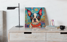 Load image into Gallery viewer, Kaleidoscopic Canine Boston Terrier Wall Art Poster-Art-Boston Terrier, Dog Art, Home Decor, Poster-4