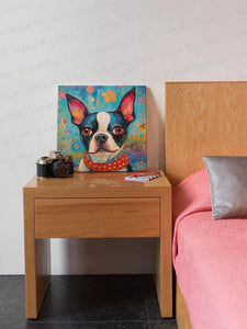 Kaleidoscopic Canine Boston Terrier Wall Art Poster-Art-Boston Terrier, Dog Art, Home Decor, Poster-6