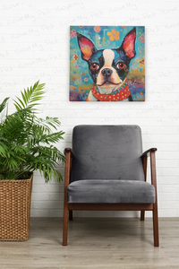 Kaleidoscopic Canine Boston Terrier Wall Art Poster-Art-Boston Terrier, Dog Art, Home Decor, Poster-7