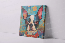 Load image into Gallery viewer, Kaleidoscopic Canine Boston Terrier Wall Art Poster-Art-Boston Terrier, Dog Art, Home Decor, Poster-5