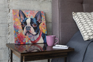 Color Burst Boston Terrier Wall Art Poster-Art-Boston Terrier, Dog Art, Home Decor, Poster-1