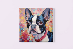 Color Burst Boston Terrier Wall Art Poster-Art-Boston Terrier, Dog Art, Home Decor, Poster-5