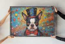 Load image into Gallery viewer, Dapper Dash Boston Terrier Wall Art Poster-Art-Boston Terrier, Dog Art, Home Decor, Poster-2