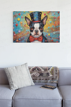 Load image into Gallery viewer, Dapper Dash Boston Terrier Wall Art Poster-Art-Boston Terrier, Dog Art, Home Decor, Poster-4