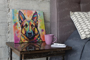 Canine Majesty German Shepherd Wall Art Poster-Art-Dog Art, German Shepherd, Home Decor, Poster-4