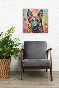 Canine Majesty German Shepherd Wall Art Poster-Art-Dog Art, German Shepherd, Home Decor, Poster-7